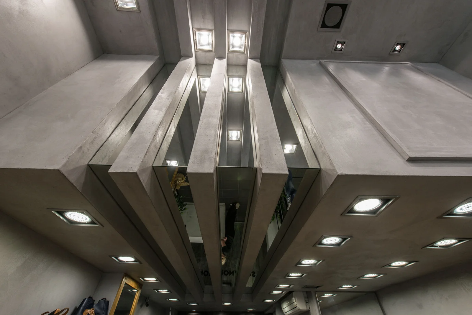 Interior photography — architectural ceiling detail — ORIA.FILMS